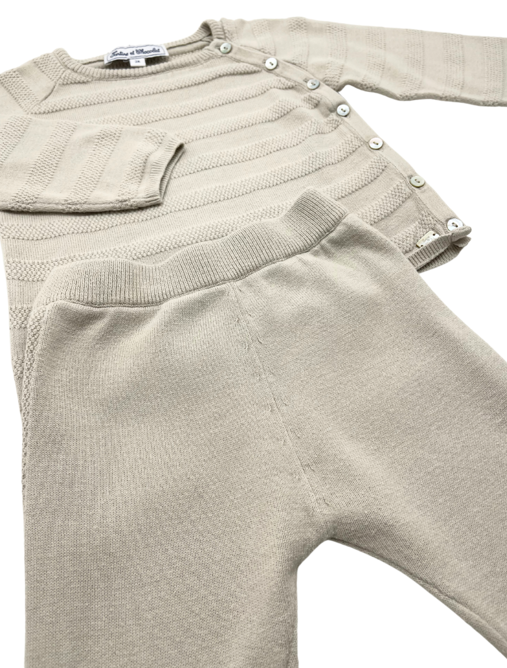 TARTINE & CHOCOLAT - Ensemble beige - 2 ans