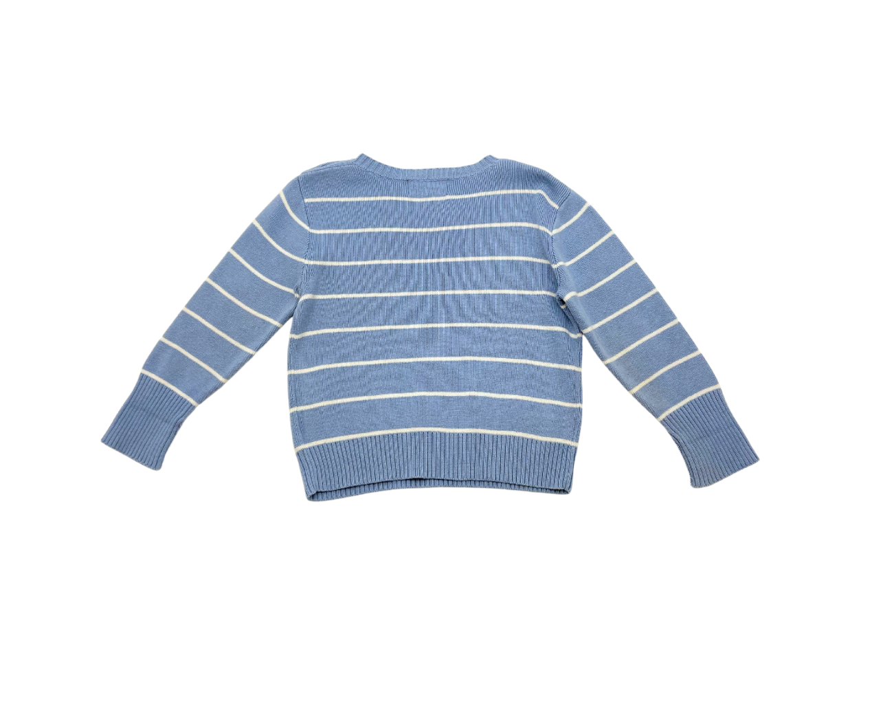 RALPH LAUREN - Pull bleu à rayures - 18 mois