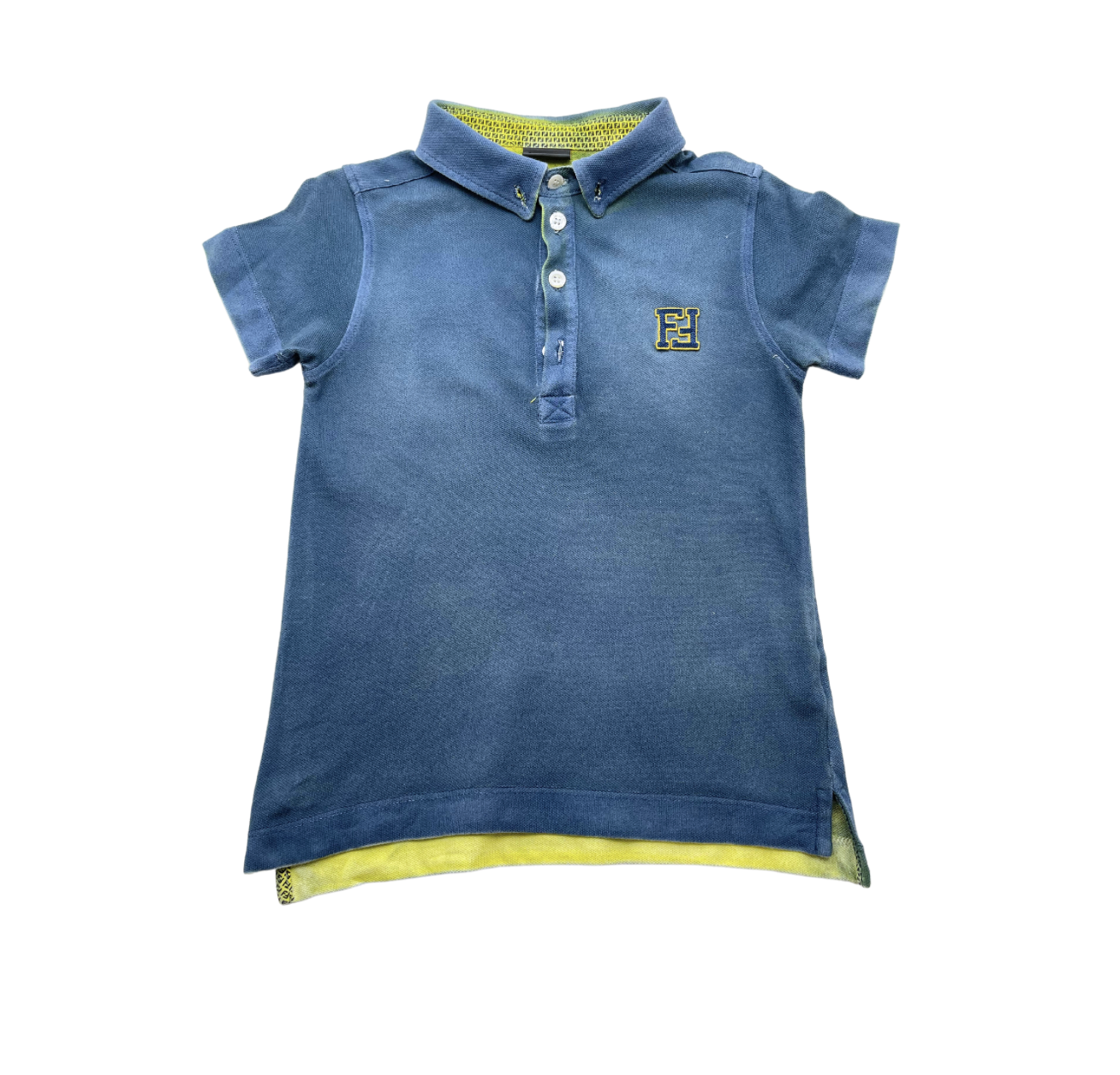 FENDI - Polo bleu - 3 ans