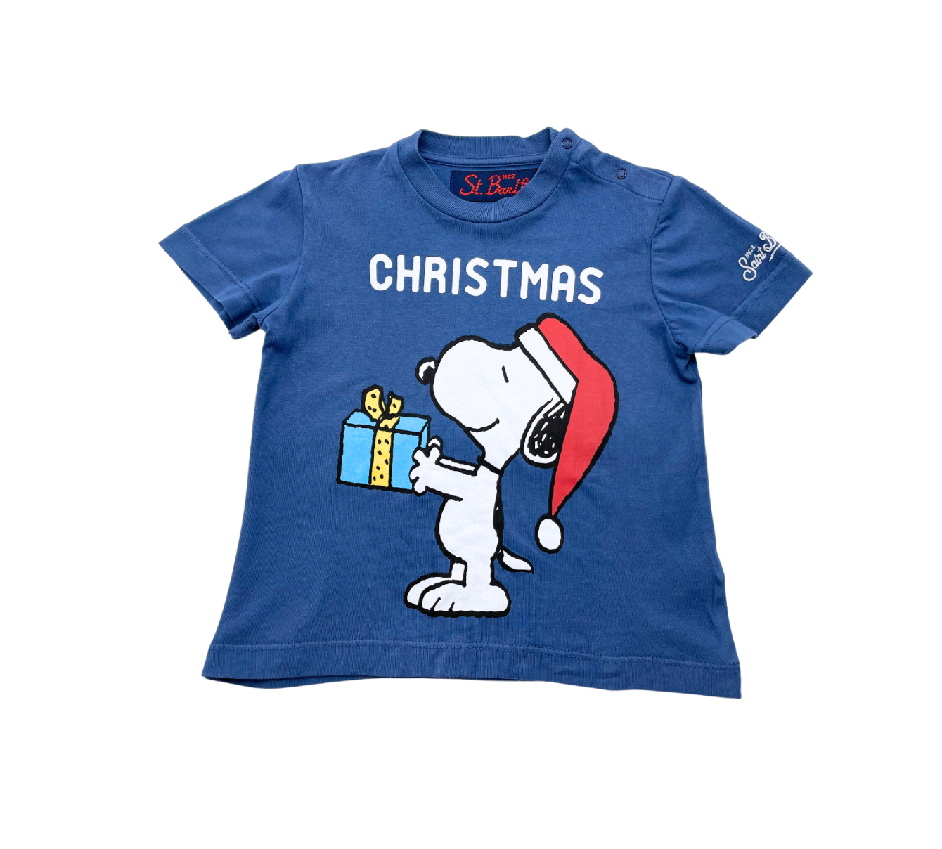 MC2 SAINT BARTH - Blaues Peanuts-T-Shirt - 2 Jahre