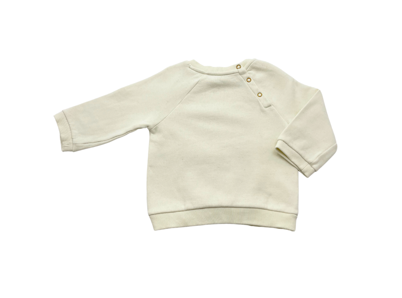 LOUIS LOUISE - Sweat écru "the future is mine" - 2 ans