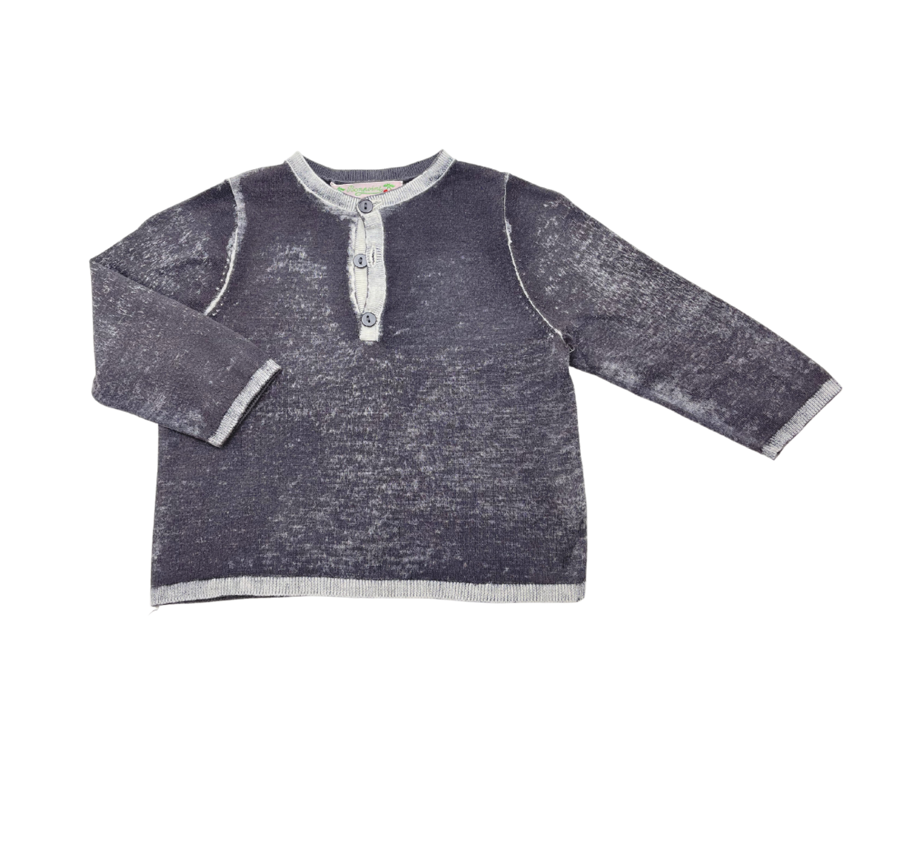 BONPOINT - Pull gris foncé - 18 mois