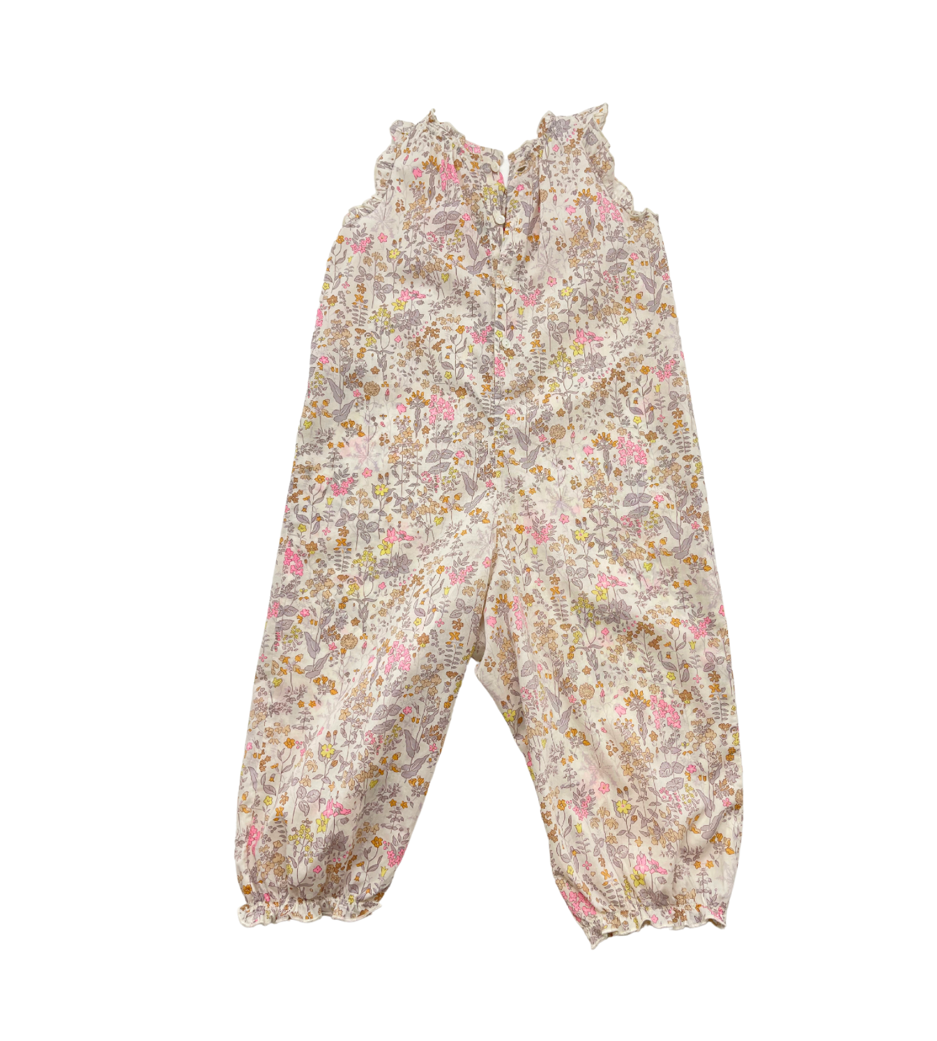 BONPOINT - Jumpsuit mit handbestickten Blumenmustern - 2 Jahre