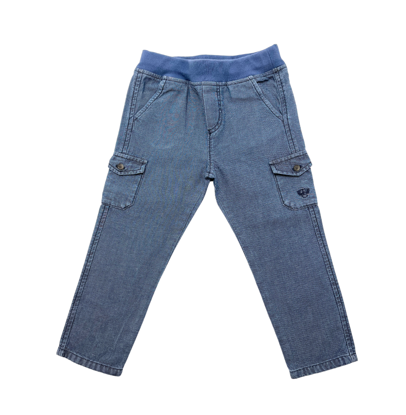 TARTINE & CHOCOLAT - Leinenhose mit Denim-Effekt - 2 Jahre