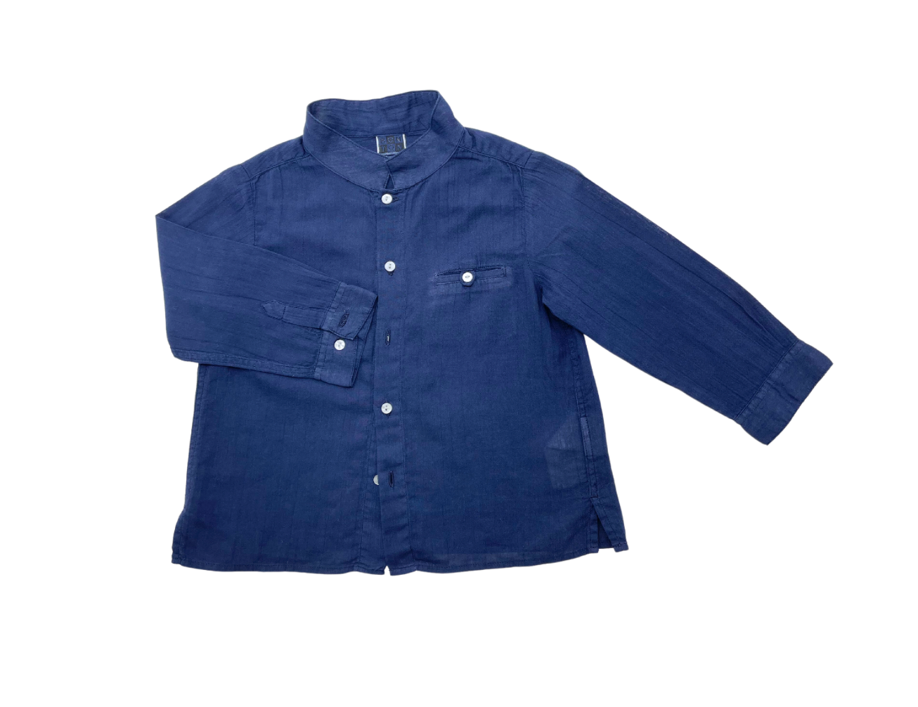 BONTON - Chemise bleue marine - 18 mois