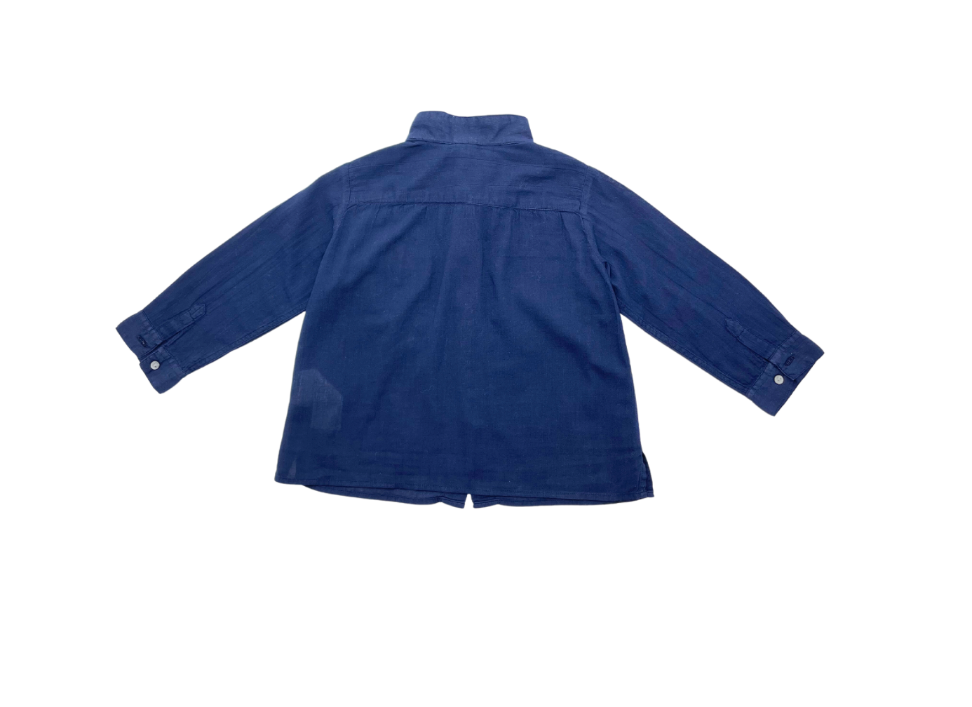 BONTON - Chemise bleue marine - 18 mois