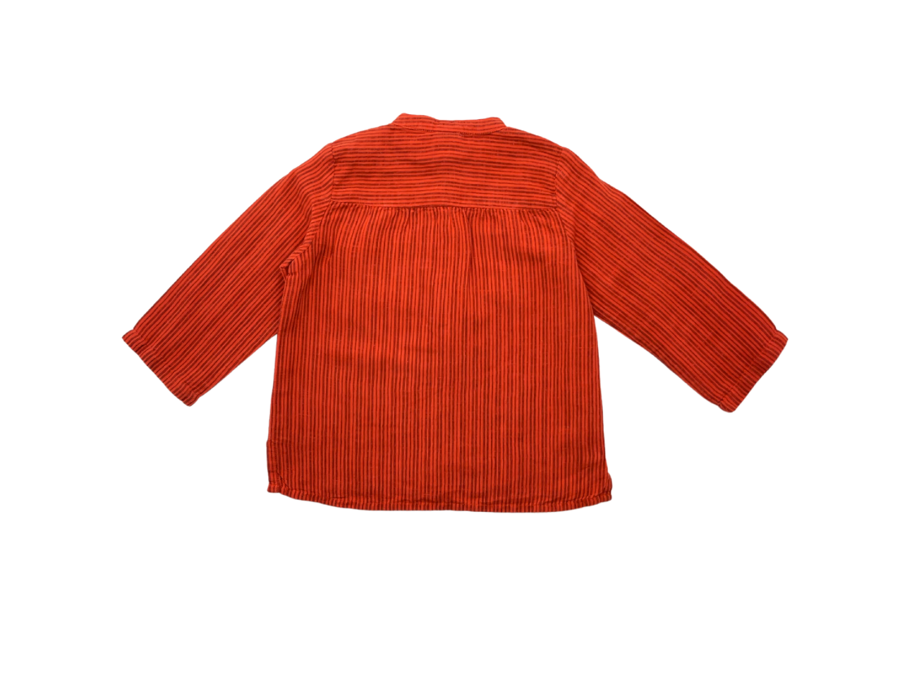 BONTON - Chemise rouge à rayures noires - 18 mois