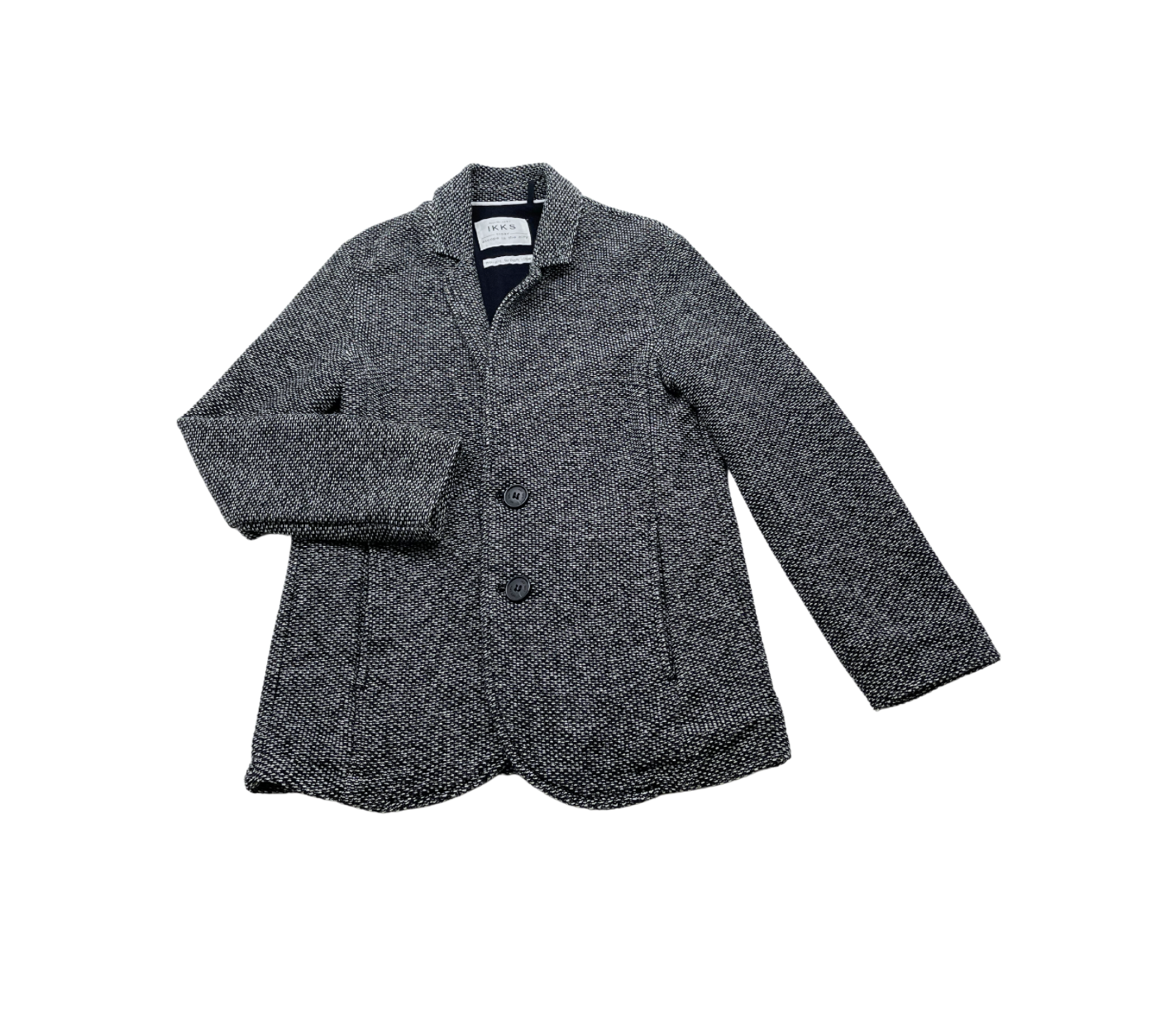 IKKS - Manteau noir et blanc - 8 ans