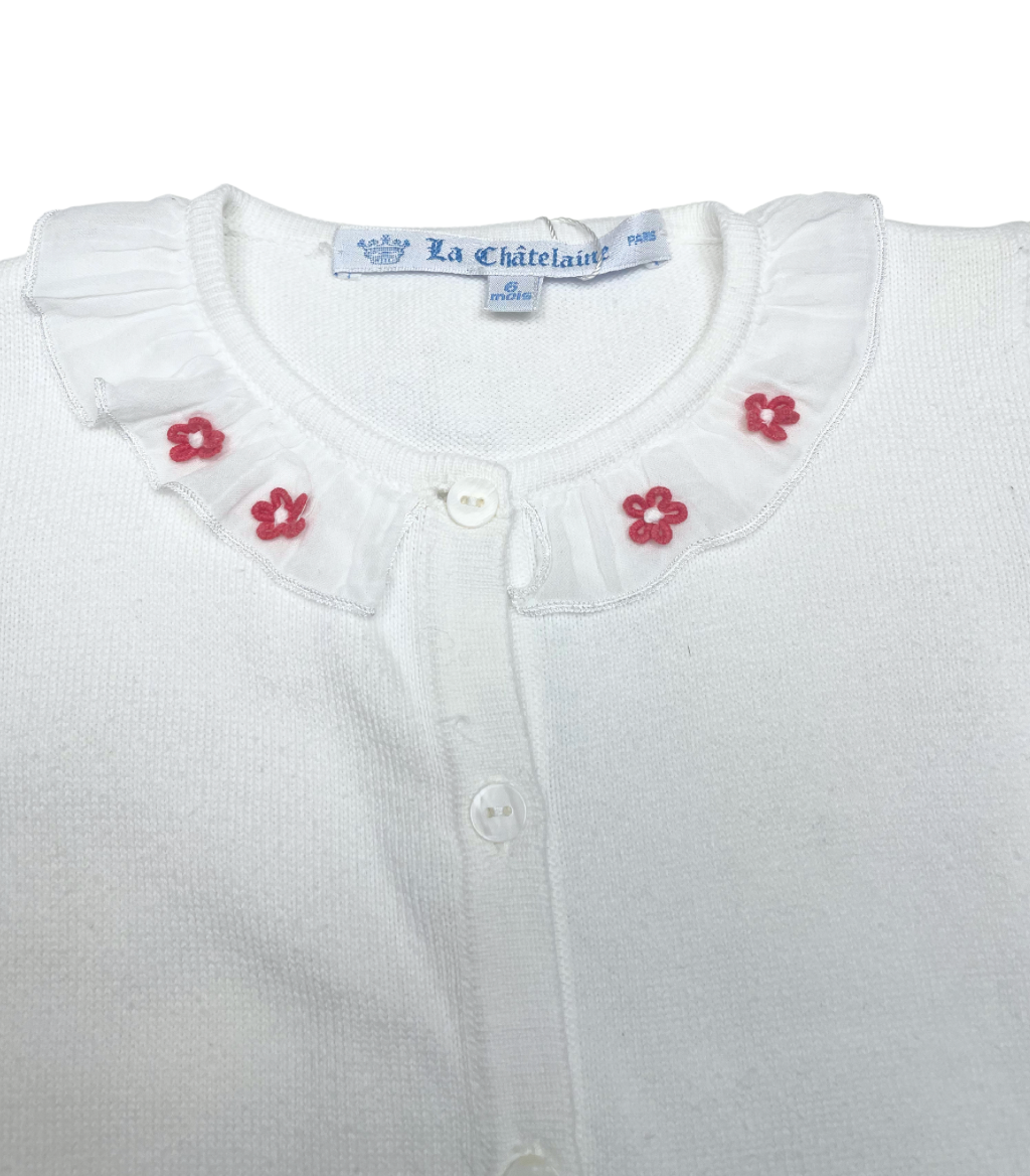 LA CHÂTELAINE - White jumpsuit - 6 months