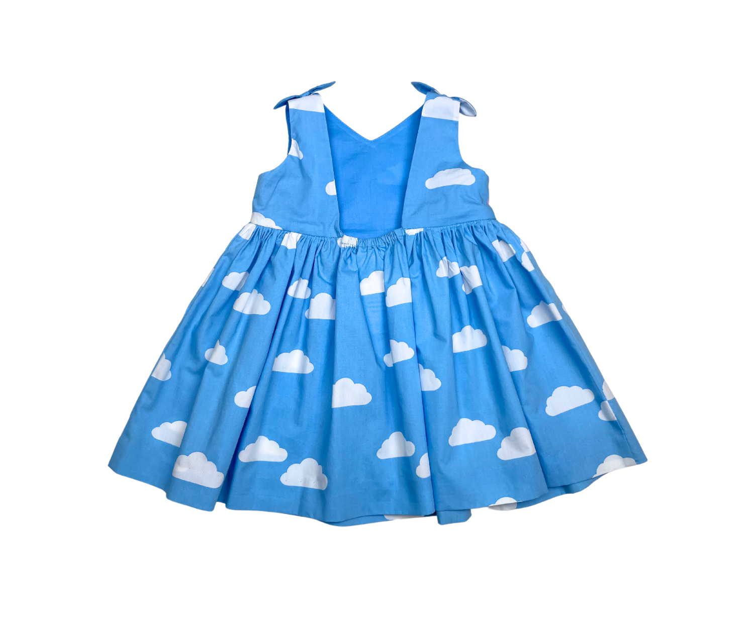 JACADI - Robe bleue à nuages - 12 mois