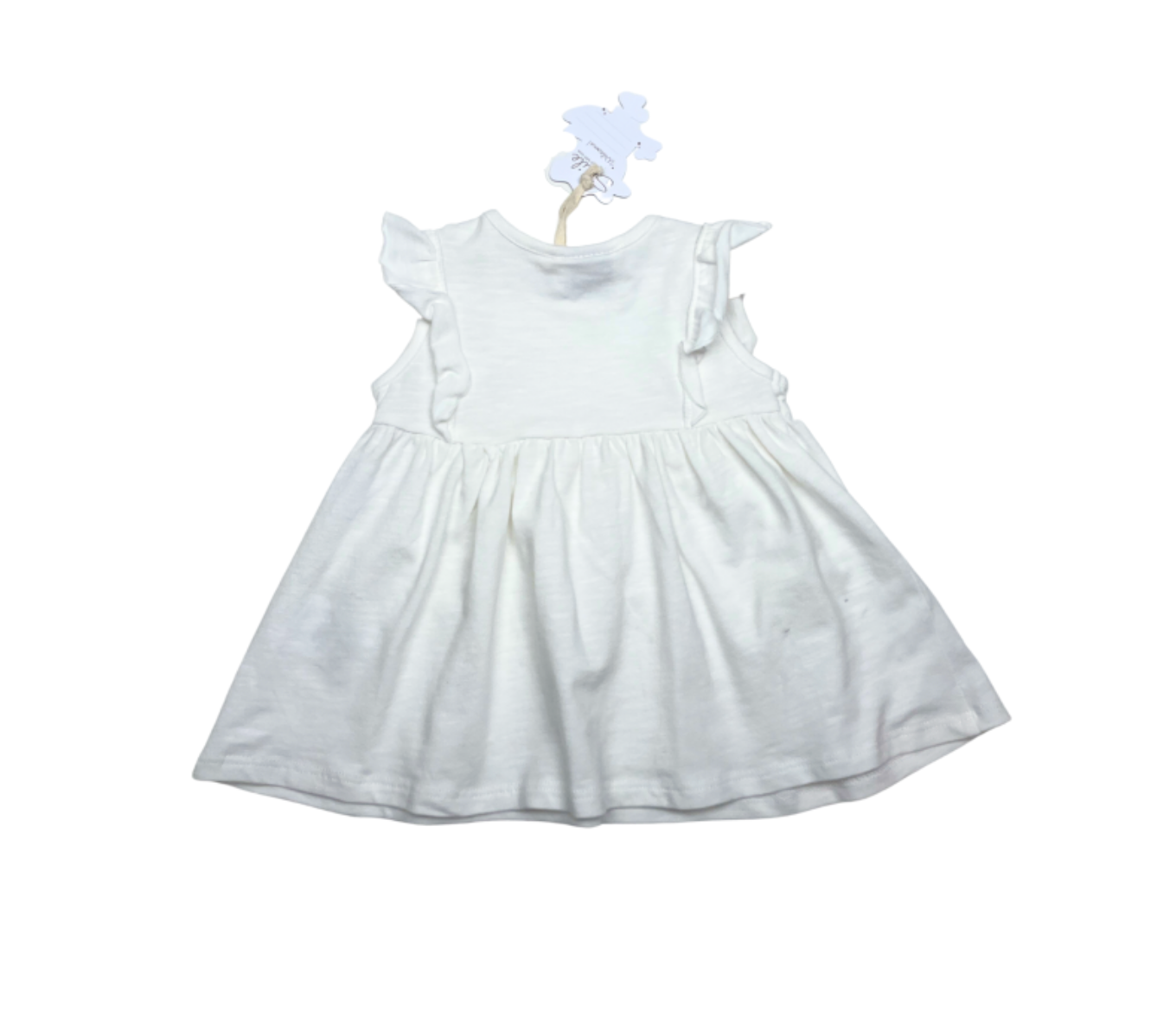 SMILE - Robe blanche - 6 mois