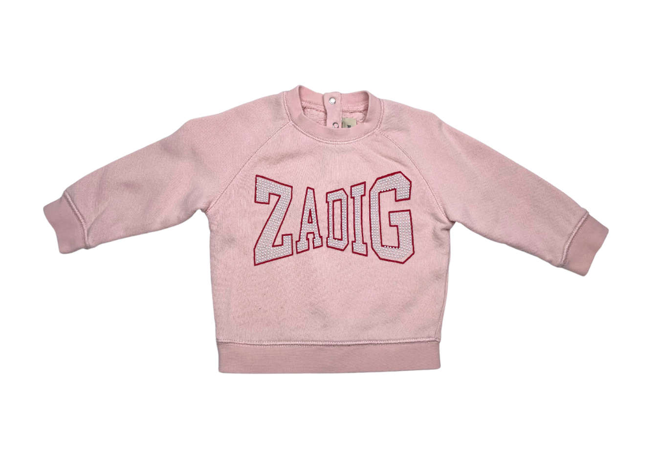 ZADIG & VOLTAIRE - Rosa Sweatshirt - 12 Monate