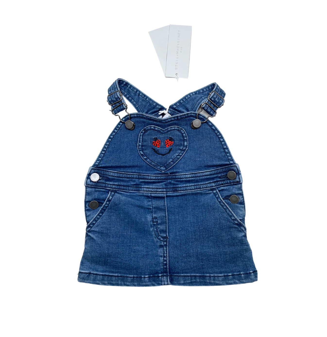STELLA MCCARTNEY – Latzkleid aus Denim – 3 Monate
