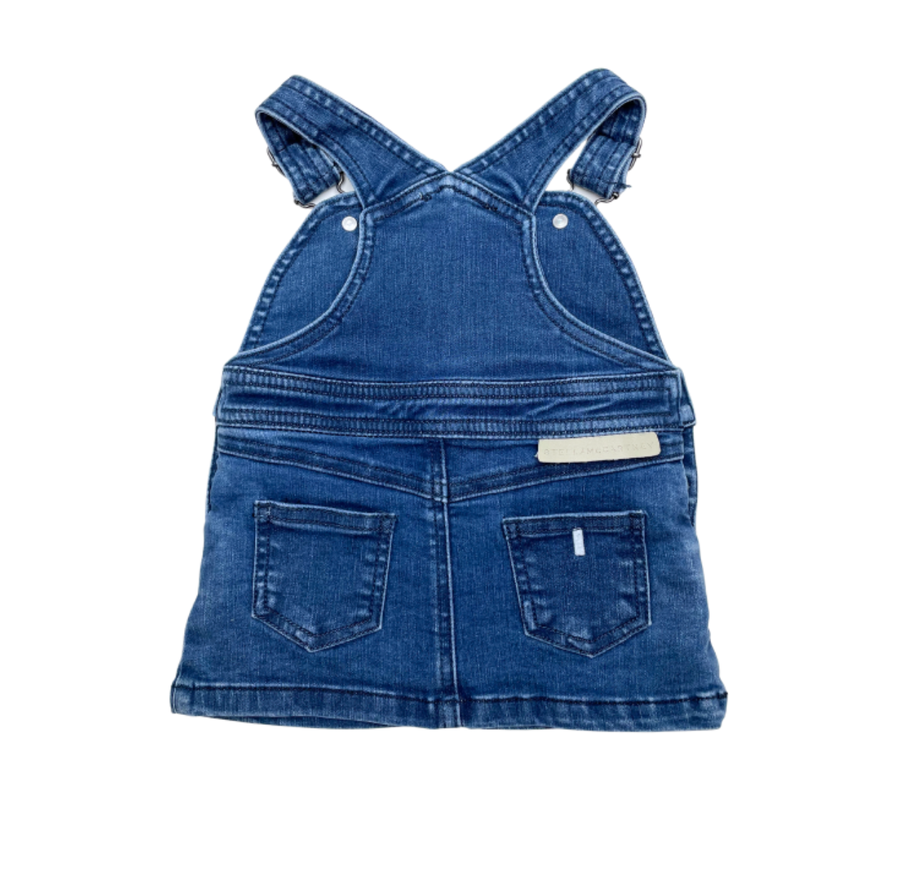 STELLA MCCARTNEY – Latzkleid aus Denim – 3 Monate