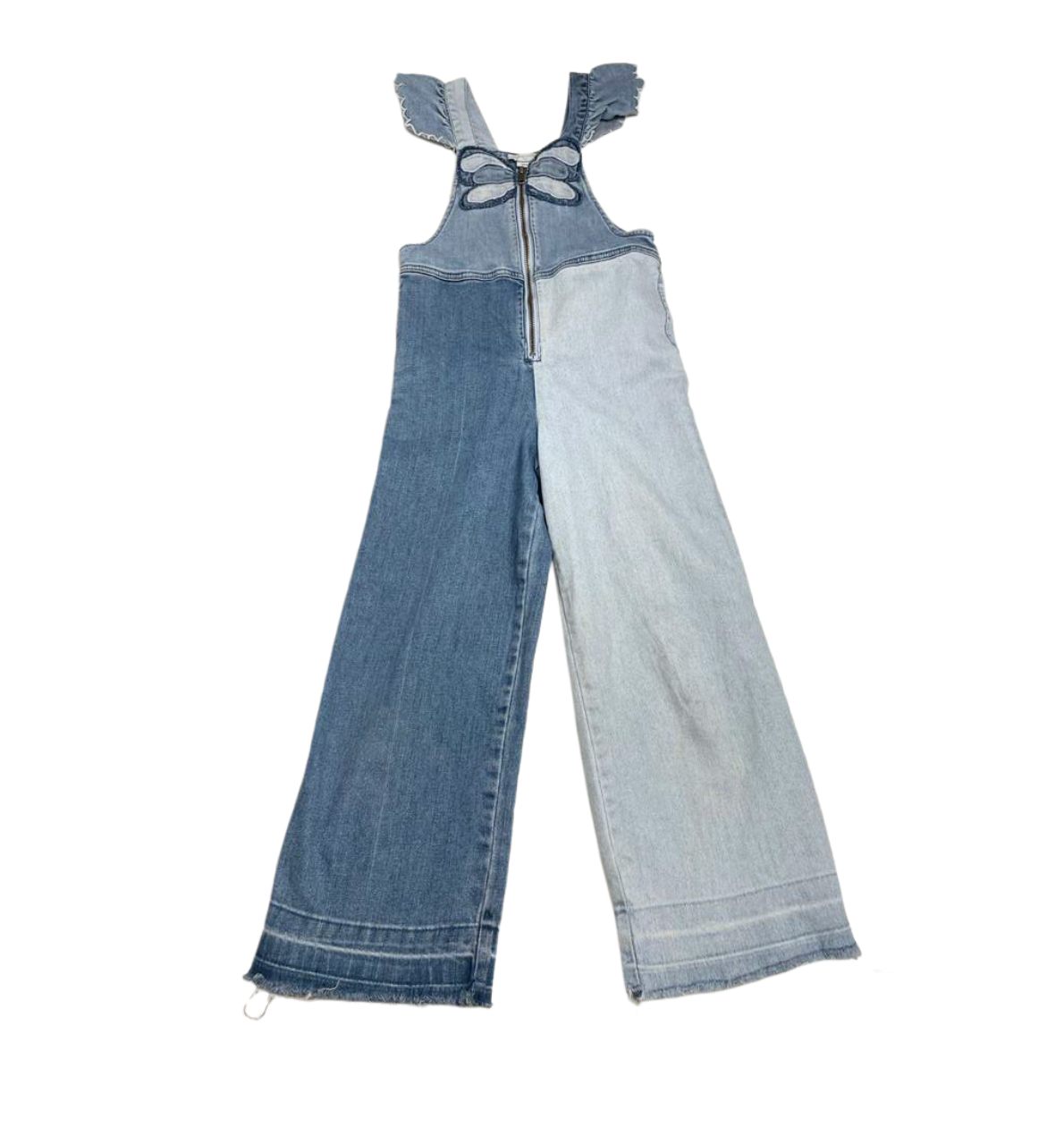 STELLA MCCARTNEY - Butterfly Denim Jumpsuit - 8 Jahre
