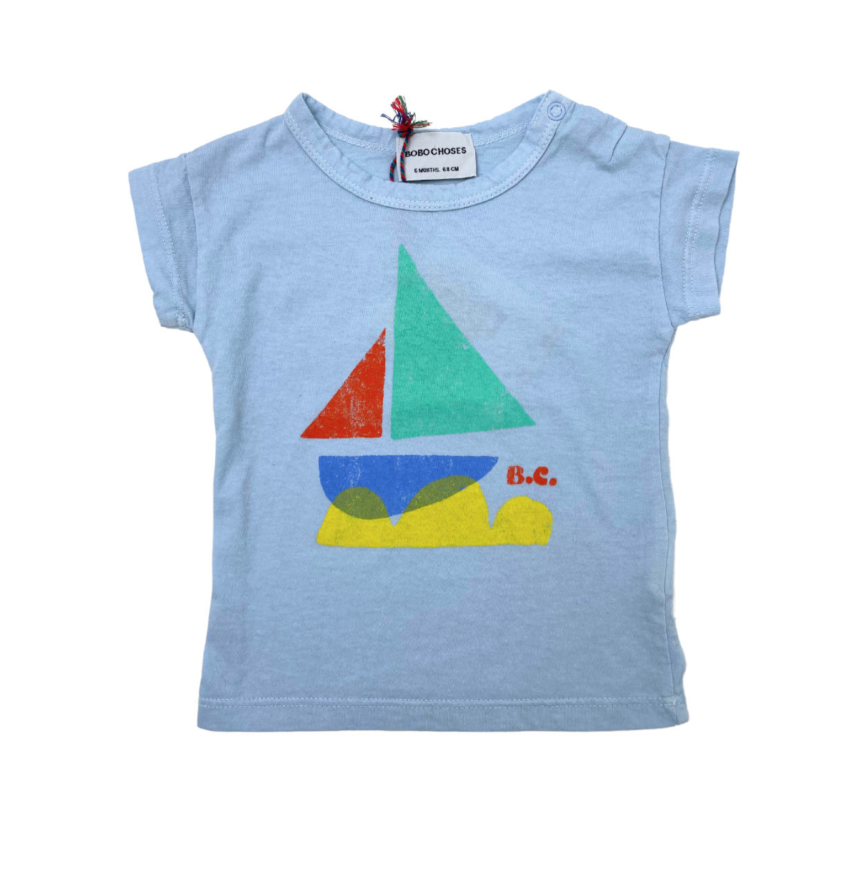 BOBO CHOSES - T-shirt bleu - 6 mois