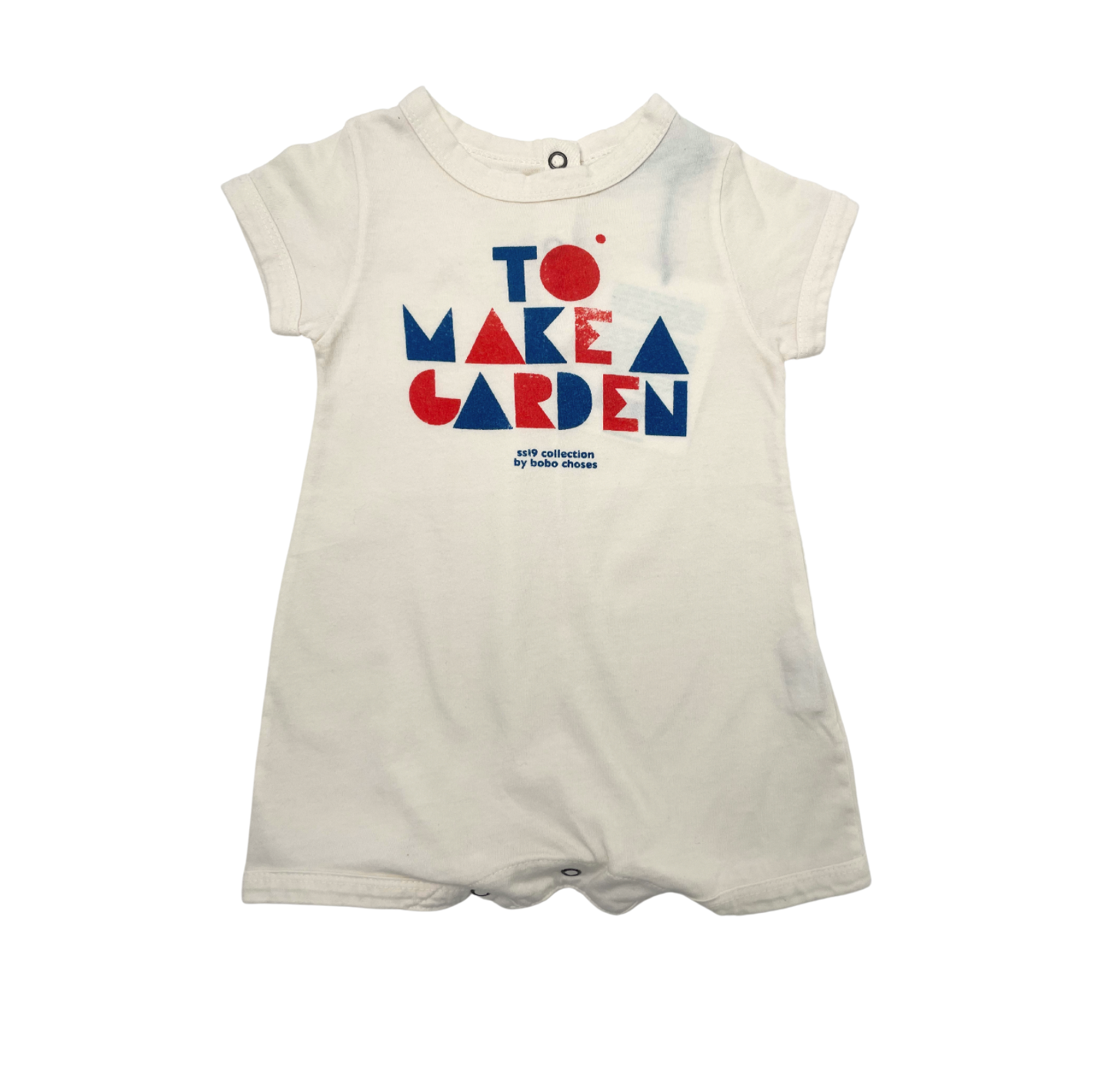 BOBO CHOSES - Combinaison beige "to make a garden" - 6/12 mois