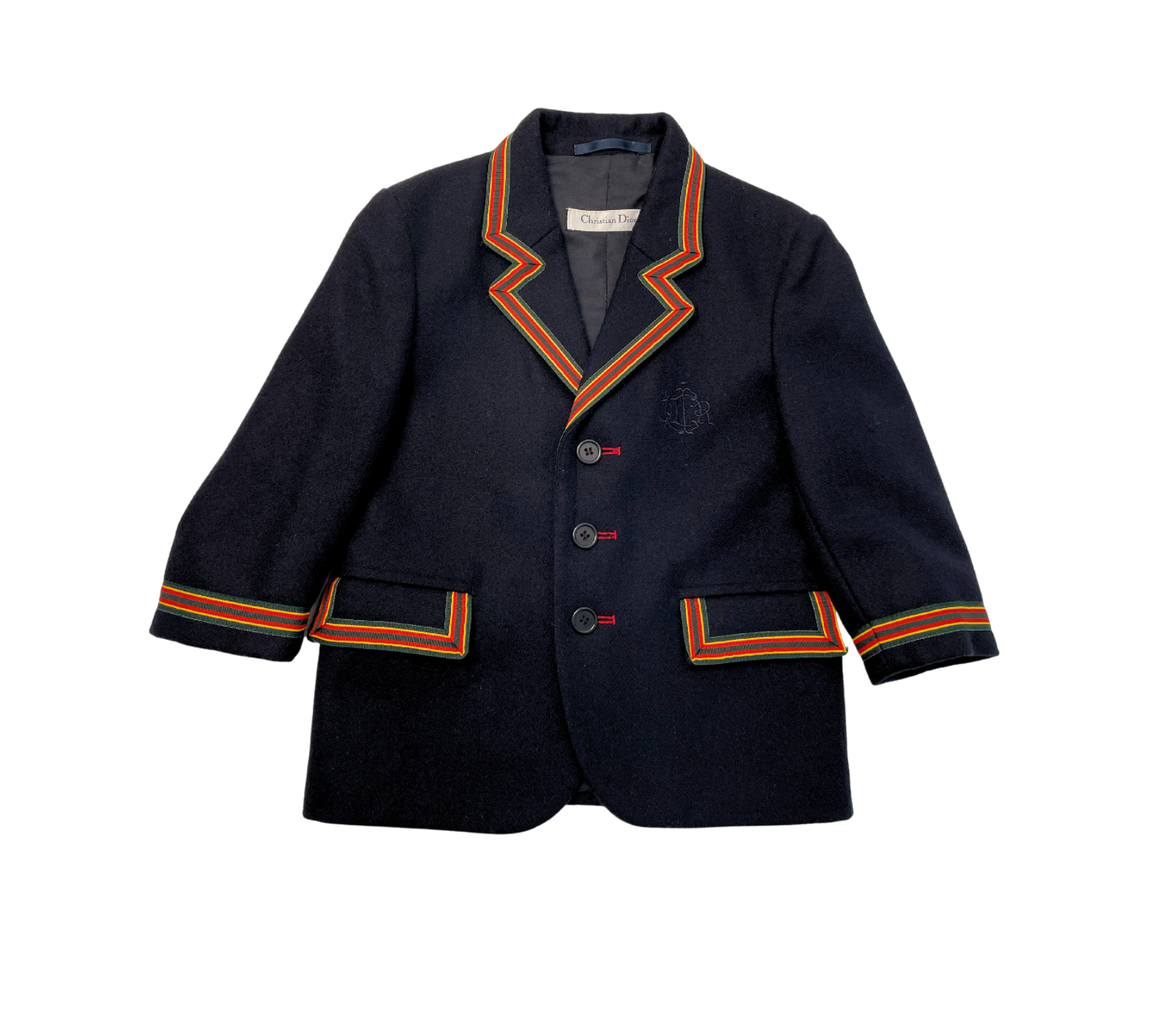 CHRISTIAN DIOR - Veste en laine - 4 ans