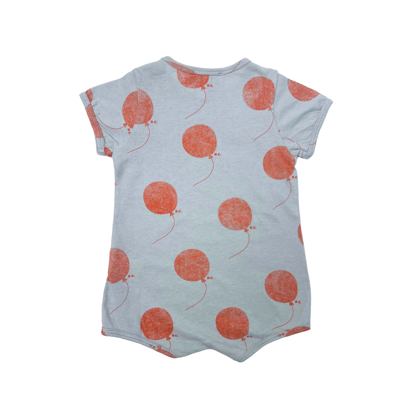 BOBO CHOSES - Combishort grise motif ballons - 6/12 mois