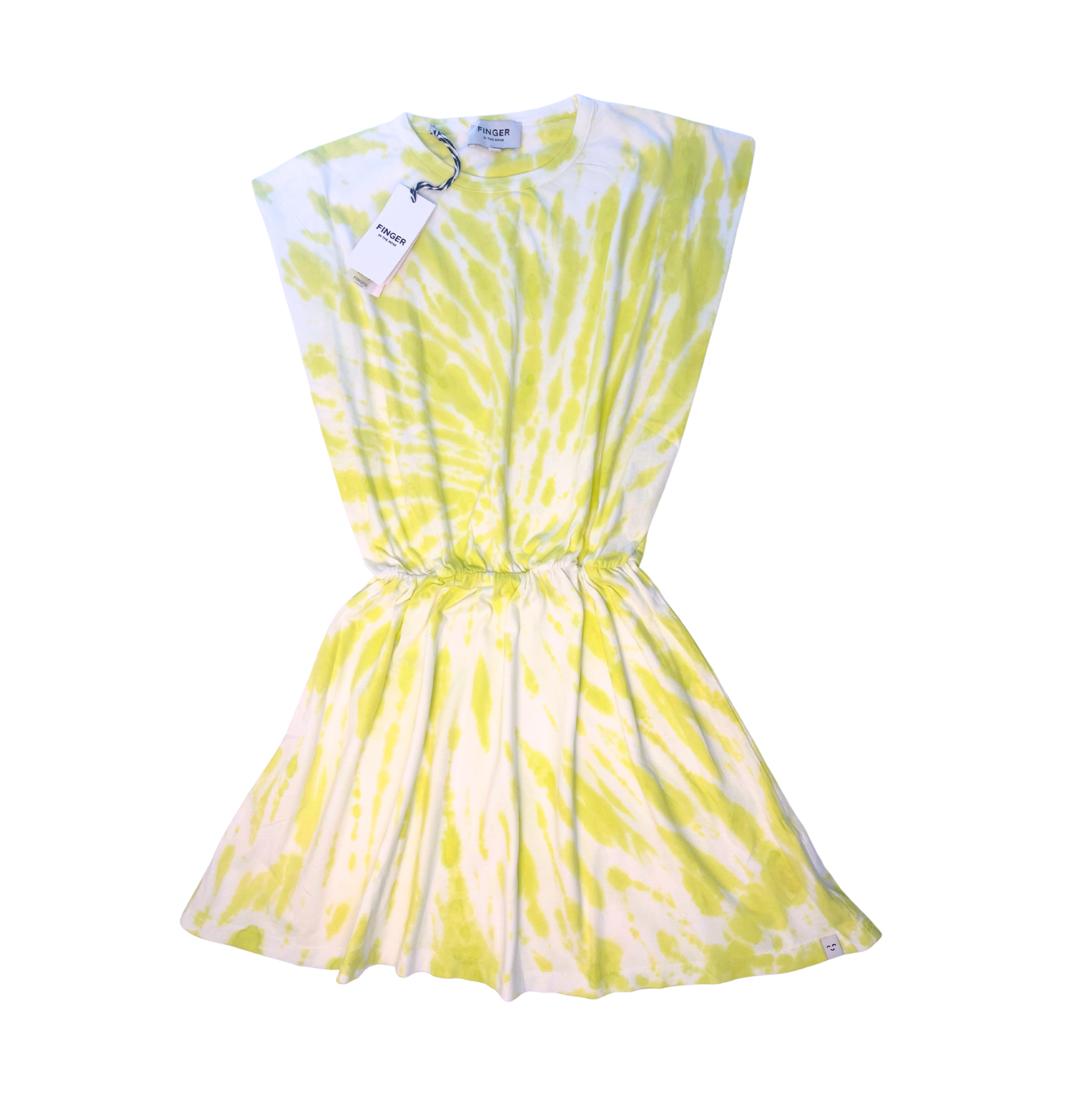 FINGER IN THE NOSE - Neon Tie & Dye Kleid - 12/13 Jahre
