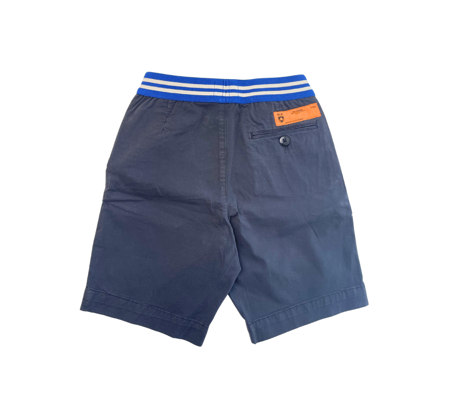 BELLEROSE - Short bleu marine ceinture élastique - 8 ans