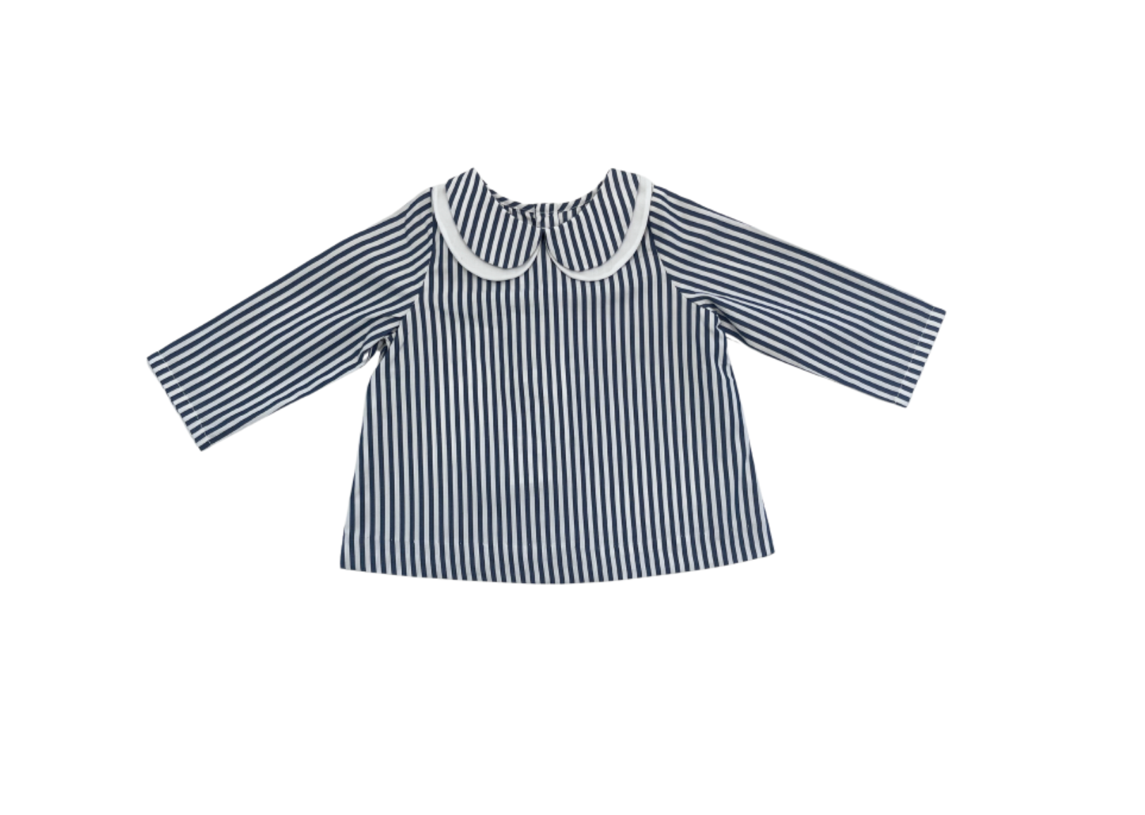 JACADI - Blouse à rayures col Claudine - 6 mois