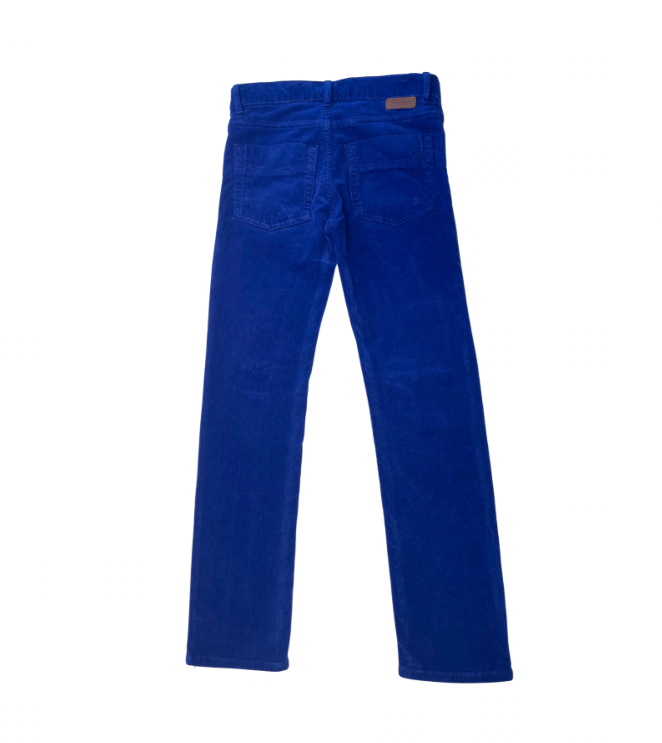 BONPOINT - Pantalon velours côtelé bleu roi - 10 ans