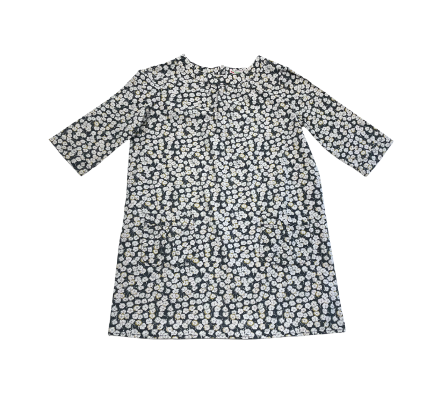 BONPOINT - Robe bleue à fleurs - 8 ans