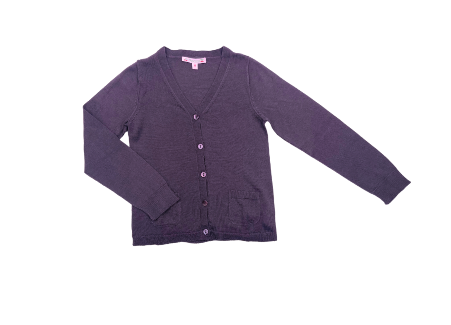 BONPOINT - Cardigan prune - 6 ans