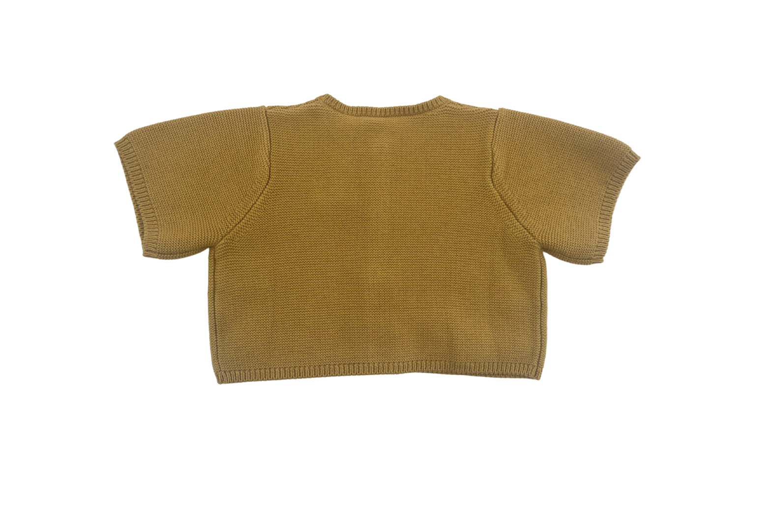 BONPOINT- Cardigan marron manches courtes - 6 ans