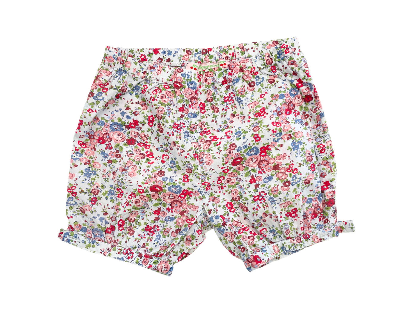 BONPOINT - Short à fleurs roses - 12 mois