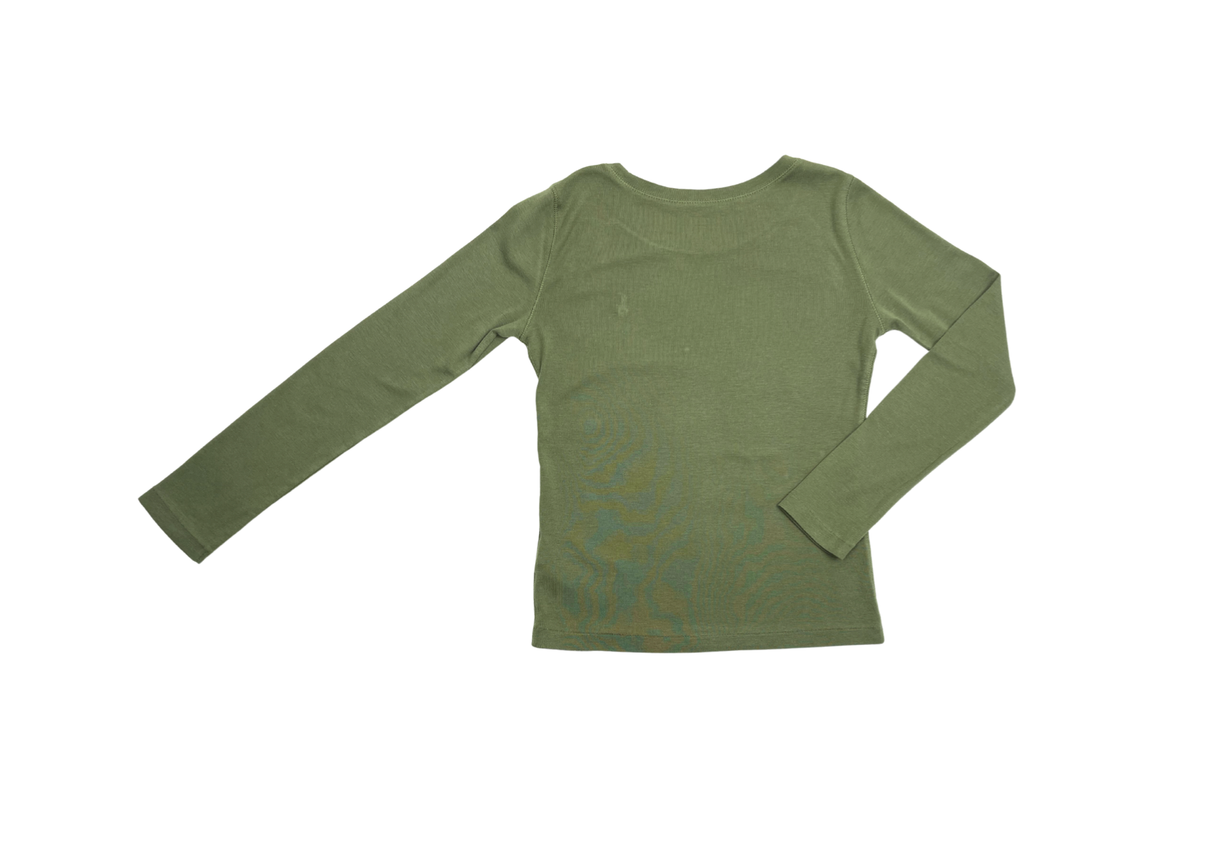 RALPH LAUREN - T-shirt kaki manches longues - 7 ans