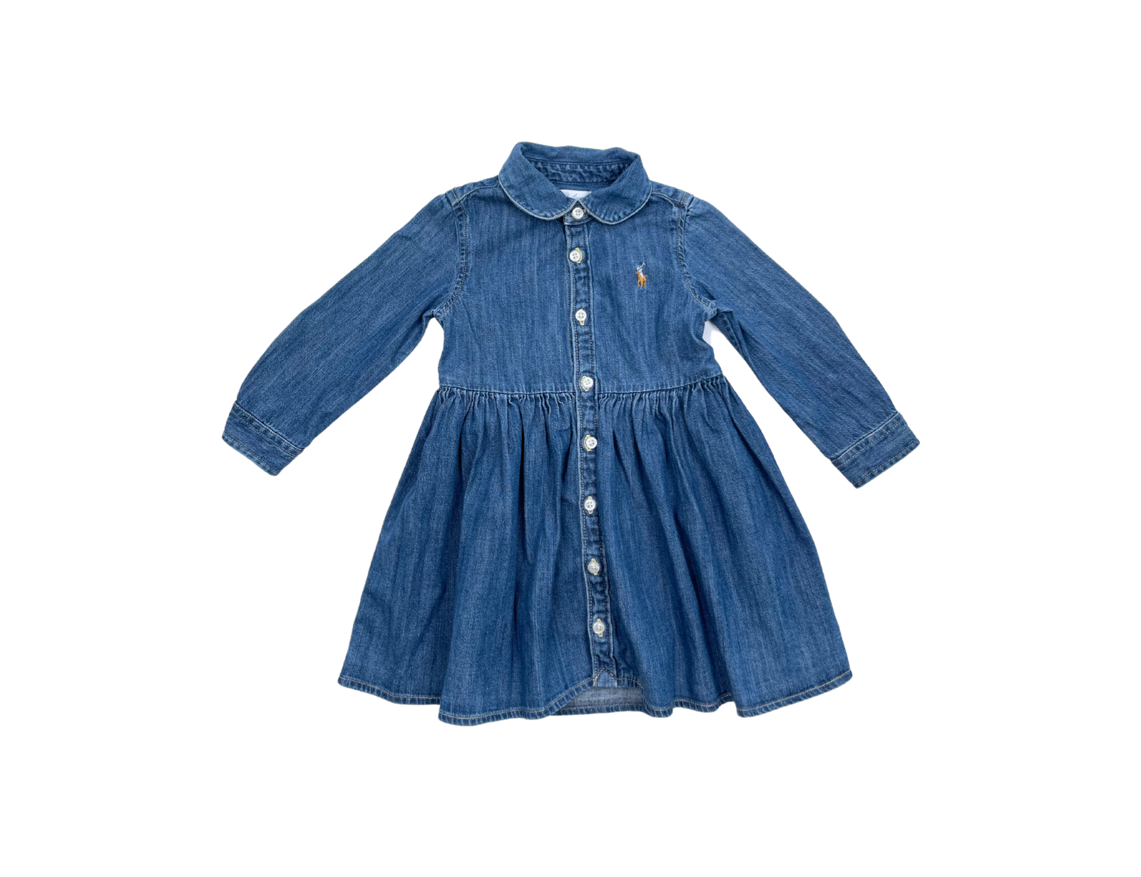 RALPH LAUREN - Robe en jean évasée - 12 mois