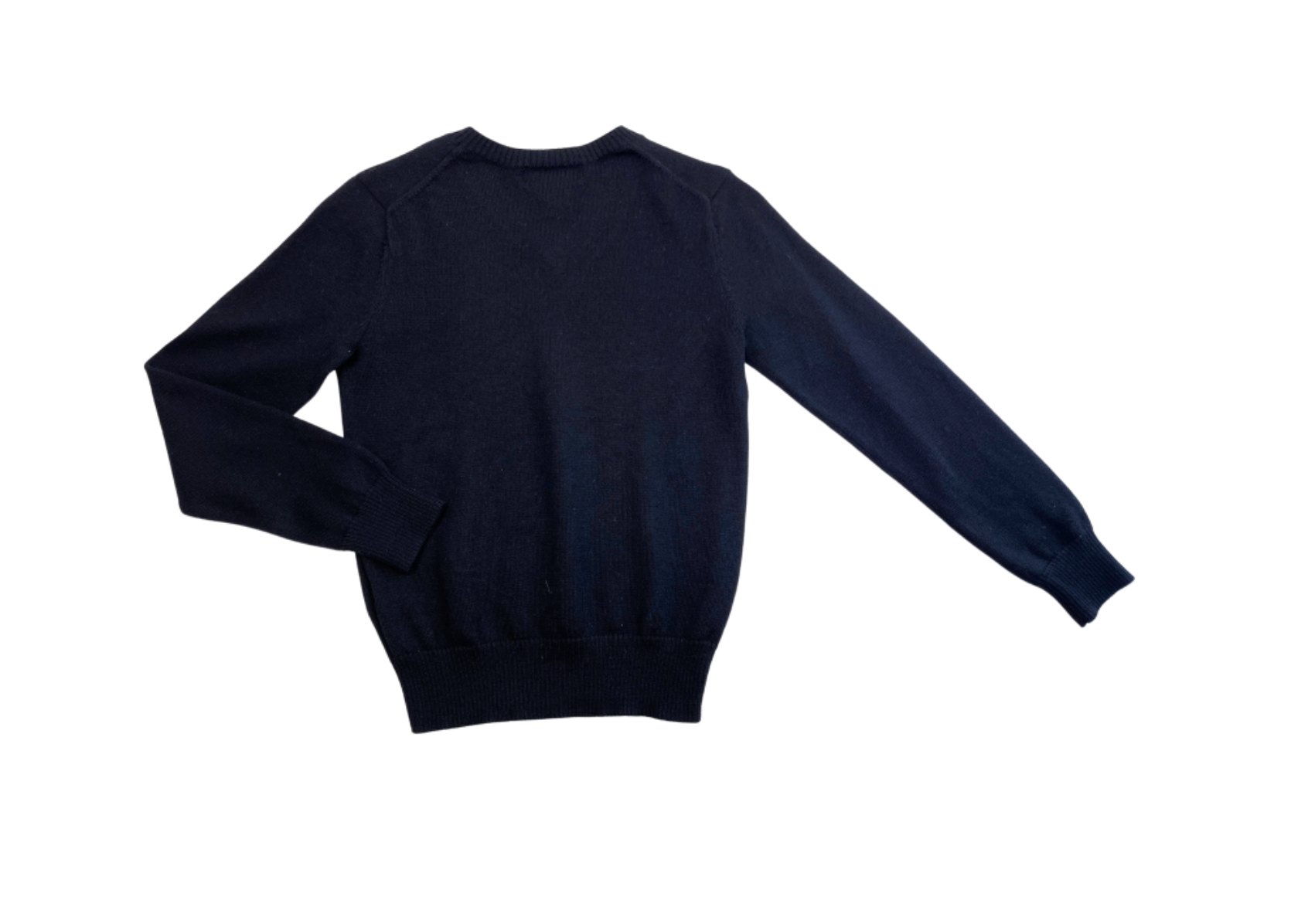 RALPH LAUREN - Pull en laine noir - 8/10 ans