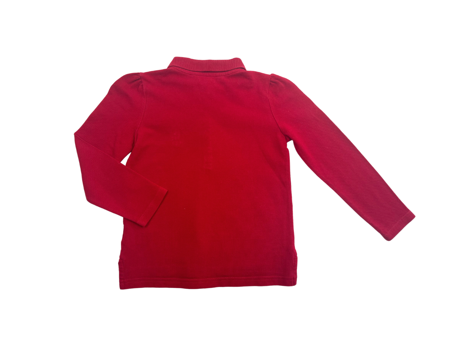 RALPH LAUREN - Polo manches longues rouge - 5 ans