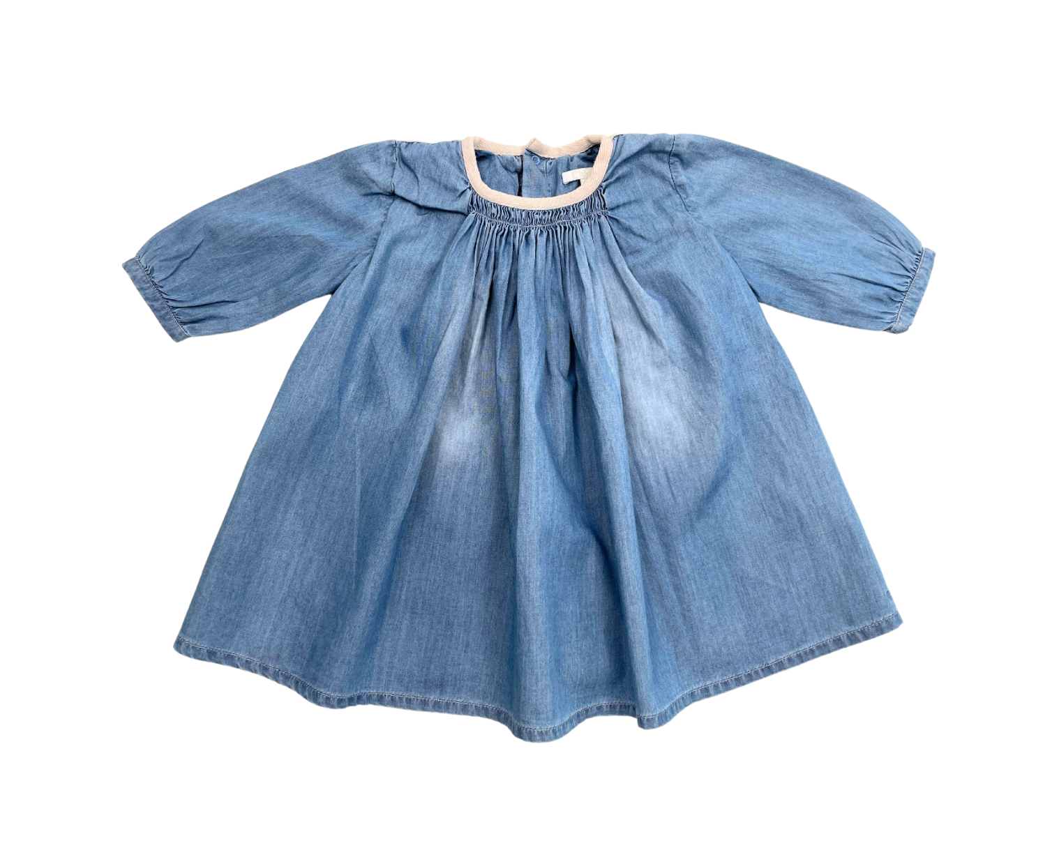 CHLOÉ - Robe effet jean - 6 mois