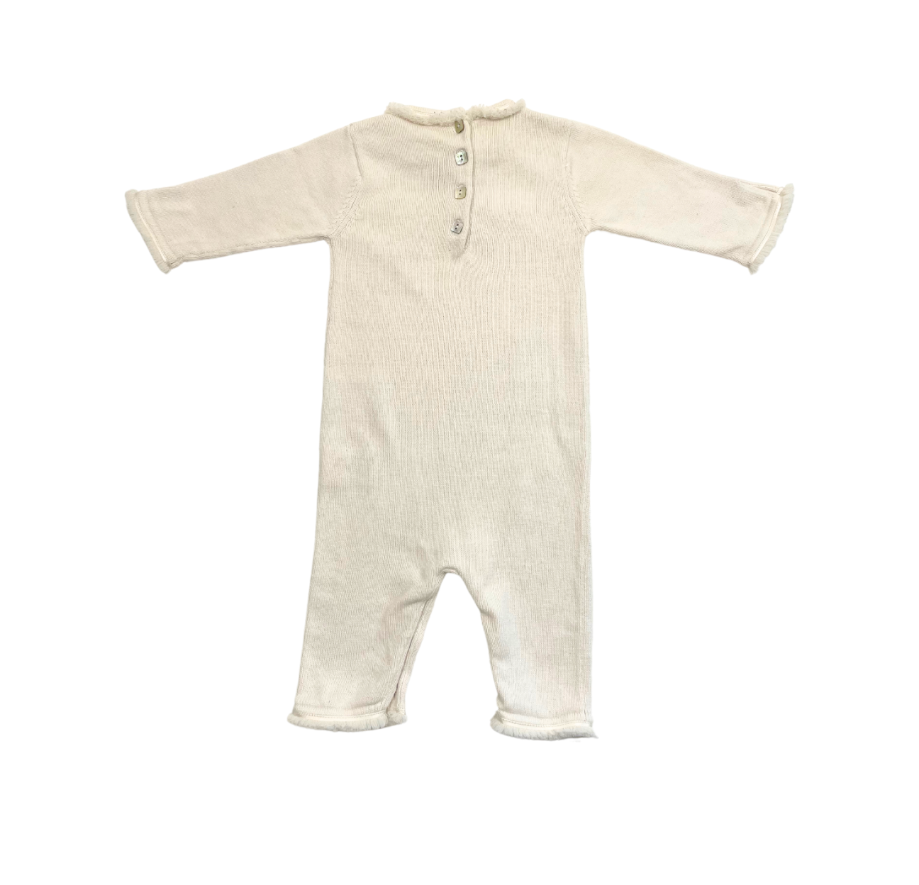 BABY DIOR - Combinaison écrue "j'adore dior" en laine - 3 mois