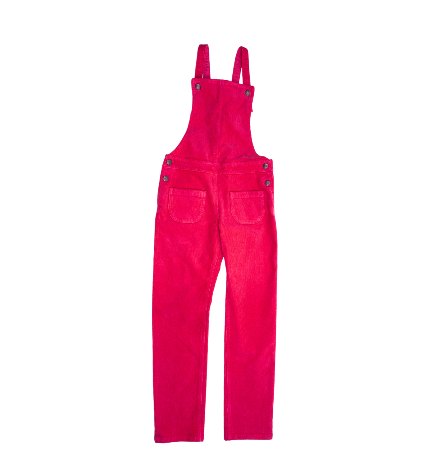 BONTON - Salopette en velours rose framboise - 10 ans