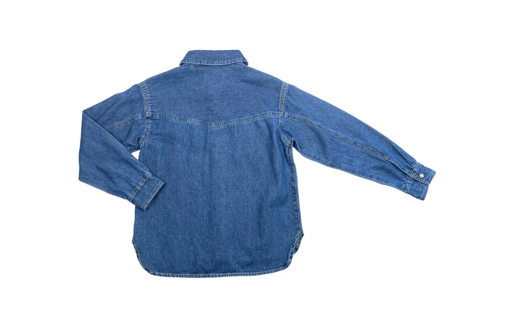 FINGER IN THE NOSE - Blaues Hemd mit Jeanseffekt, 6/7 Jahre