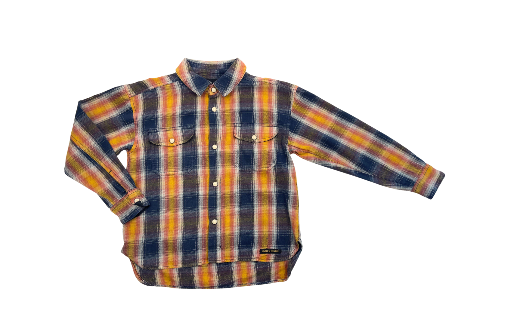 FINGER IN THE NOSE - Mehrfarbiges Karohemd - 6/7 Jahre