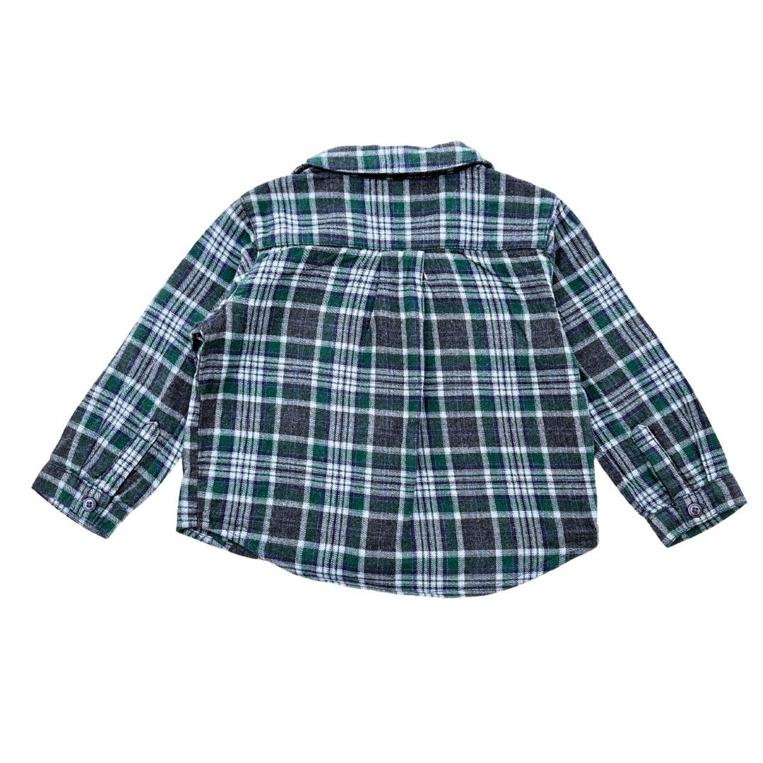 THE LITTLE WHITE COMPANY - Chemise à carreaux - 9/12 mois