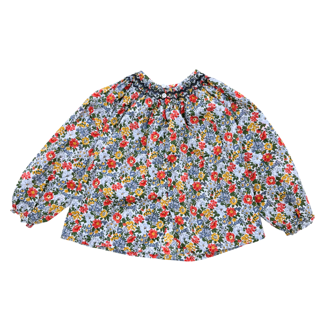 BONPOINT - Blouse à fleurs - 3 ans