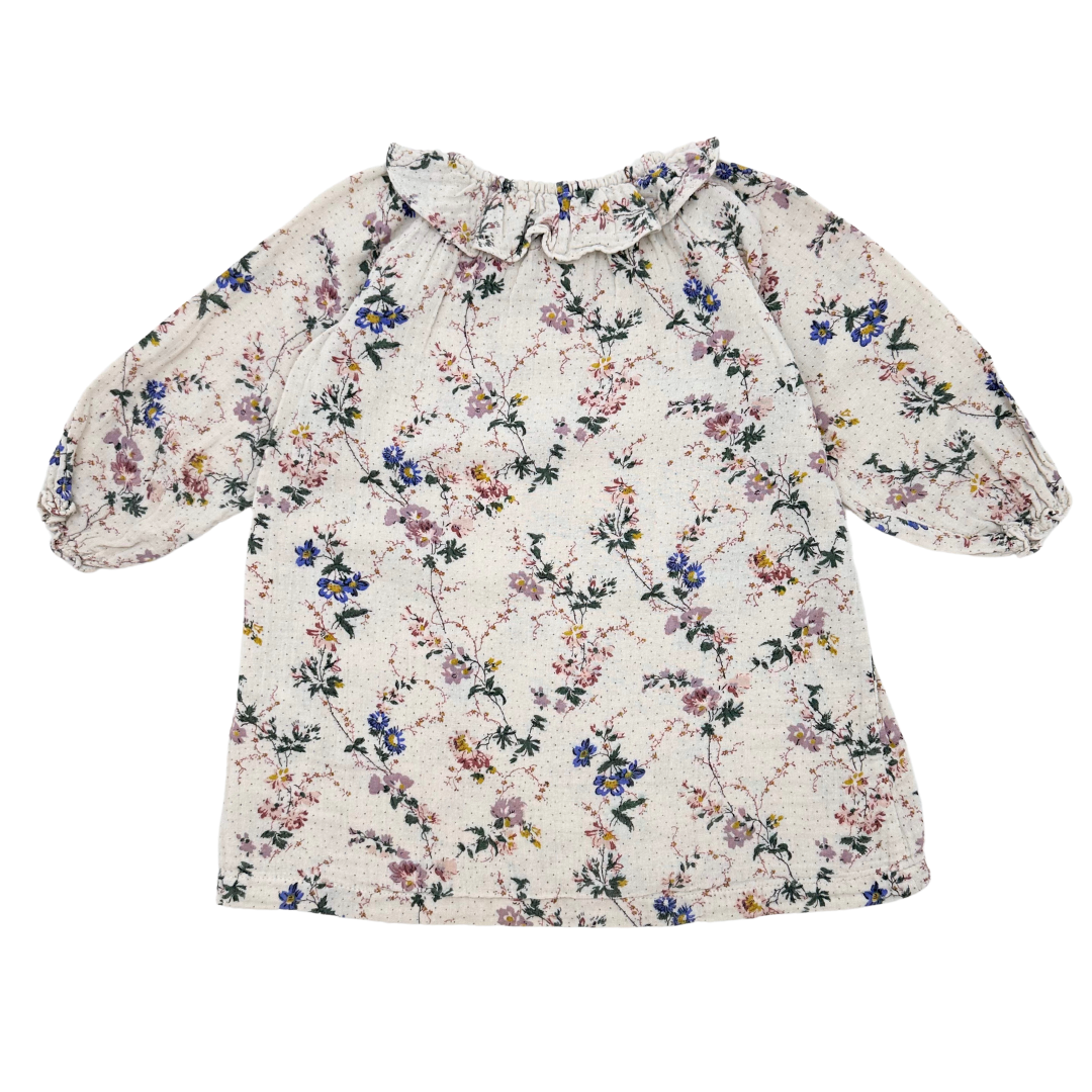 BONTON - Robe à fleurs - 2 ans