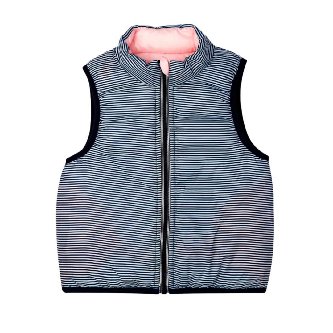 PETIT BATEAU - Wendbare ärmellose Daunenjacke - 2 Jahre