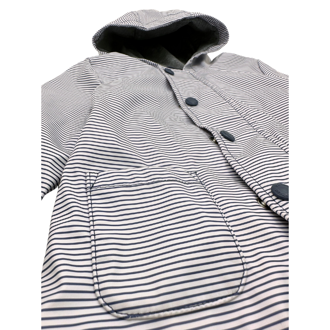 THE LITTLE WHITE COMPANY - Ciré à rayures - 12 mois