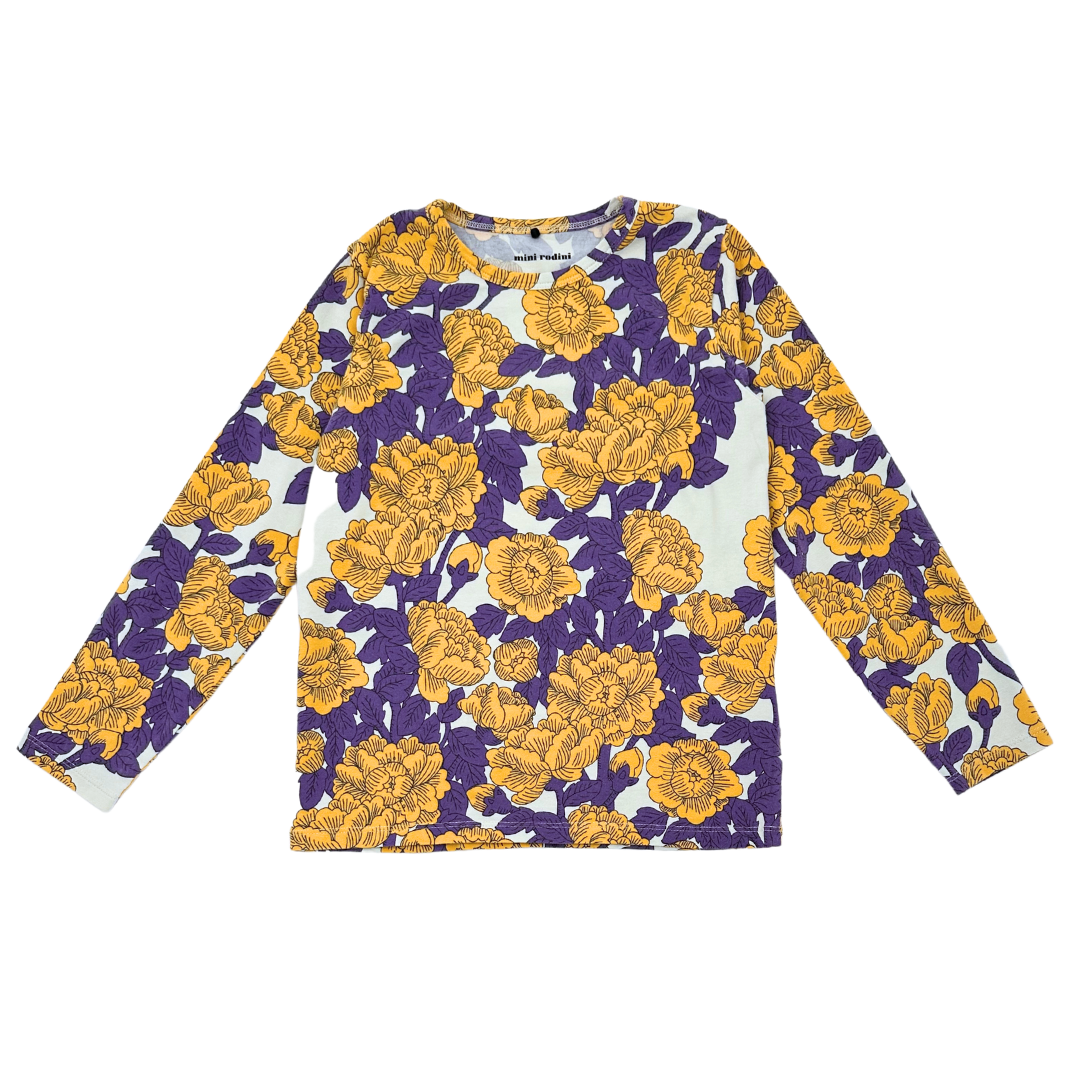 MINI RODINI - T-shirt à manches longues à fleurs - 6 ans