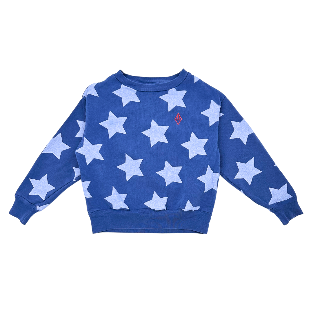 THE ANIMALS OBSERVATORY - Blue star sweatshirt - 4 years