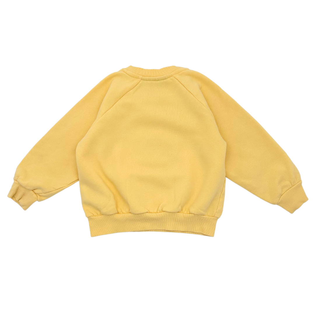 MINI RODINI - Sweat jaune phoque - 4 ans