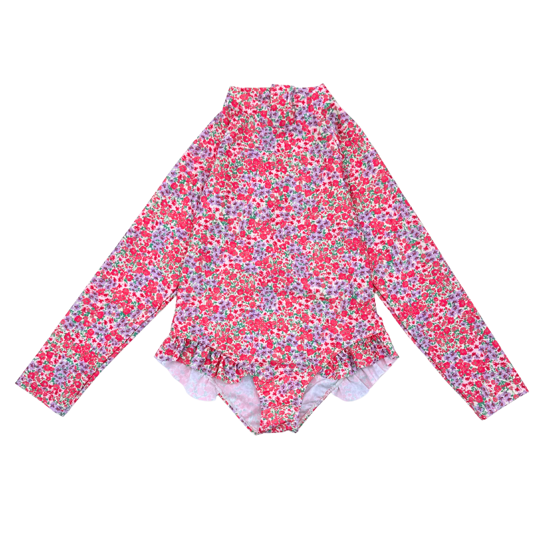 BALZAC - Maillot de bain à fleurs - 9 ans