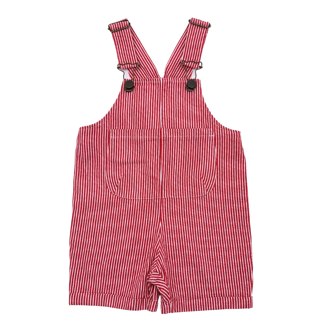 FRANGIN FRANGINE - Salopette rouge à rayures - 4 ans